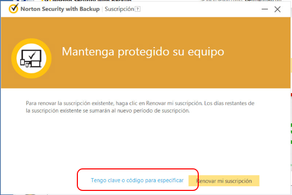 Norton security renovar